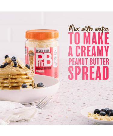 BetterBody Foods PBfit Sugar-Free Peanut Butter Powder with Erythritol and Monk Fruit - 368g (13 Ounces) - Buy Online on GoSupps.com