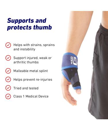 Neo-G Easy-Fit Thumb Brace | Thumb Splint for Trigger Thumb & Carpal Tunnel | Class 1 Medical Grade - Right/Left - Buy Online on GoSupps.com