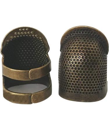 D&D Adjustable Metal Sewing Thimble Finger Protector for Quilting and DIY Crafts (Medium) - Buy Online on GoSupps.com