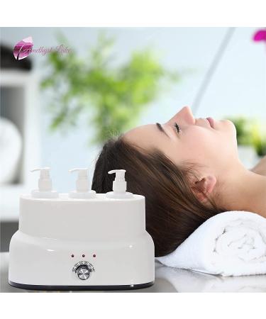 AMETHYST LAKE Massage Oil Warmer with 3 Bottles - Professional Salon Spa Heater for Home and Beauty Treatment - Buy Online on GoSupps.com