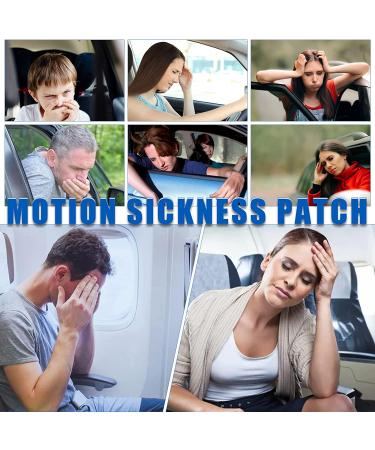 Motion Sickness Patches - Fast-Acting Relief for Nausea, Vomiting & Dizziness from Travel - 20 pcs - Buy Online on GoSupps.com