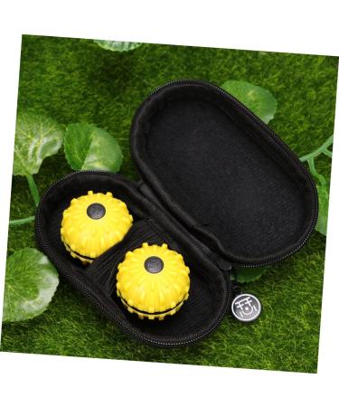 Magiclulu Massage Balls - Pressure Relief & Decompression Toys | Outdoor Transport 7.36x3.56cm Yellow - Buy Online on GoSupps.com