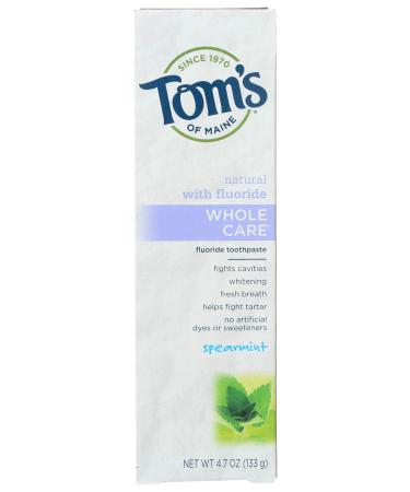 Tom's of Maine Whole Care Paste - 4.7 Ounce