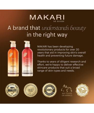 Makari Velvet Rose Advanced Smoothing Body Lotion | Anti-Aging Moisturizing Brightening Cream with Guarana Rosehip Oil Pomegranate & Collagen | 476g - International Shipping - Buy Online on GoSupps.com