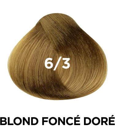 Vitalcare | +Sense Professional Permanent Hair Color Hair Coloring Cream Ammonia Resorcinol PPD Silicone Free 6/3 Dark Golden Blonde 3 x 100ml - Buy Online on GoSupps.com