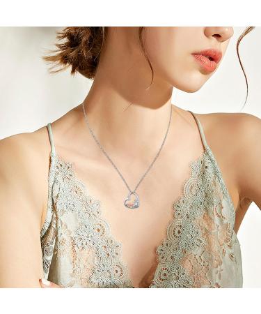 925 Sterling Silver Dog Chain Necklace with Crystals | Chenghong Dog Jewelry for Dog Lovers & Cocker Spaniel Gifts - Buy Online on GoSupps.com