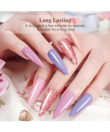 OBSGUMU Gel Nail Polish Set 10 Colors UV LED Curing Gel Polish Set for Art DIY Salon at Home Long Lasting Gel Polish with Gel Base and Top Coat Easy to Apply 8ml - Buy Online on GoSupps.com