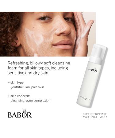 Babor Cleansing Enzymes Cleaner for Oily & Combination Skin | Enzymatic Peeling Powder with Vitamin C - 40g | 2023 Launch Bundle with Cleansing Foam - Buy Online on GoSupps.com
