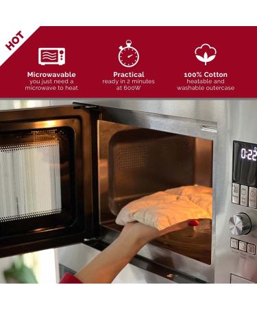 Cherrye Microwavable Heating Pillow - Cherry Pit Filled for Neck, Muscles, Joints - Hot & Cold Therapy for Pain Relief - Buy Online on GoSupps.com