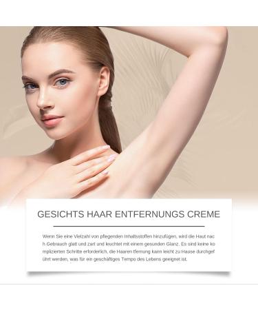 Facial hair removal cream coconut oil hair removal cream gentle and fast painfree and beneficial for women 100 g - Buy Online on GoSupps.com