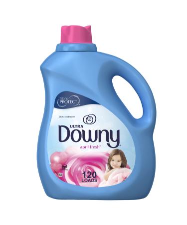 Downy Ultra Liquid Laundry Fabric Softener, April Fresh Scent, 120 Loads Liquid Laundry Fabric Softener, 120 Loads