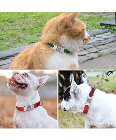 Personalized Tagme Dog Tags - Engraved 2 Pack for Small & Medium Breeds | Custom Dog & Cat ID Tags | White - Buy Online on GoSupps.com