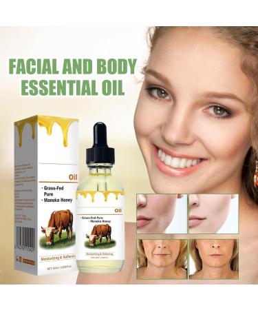  G n rique Face Oil Hydrating Moisturizer Natural Grass Fed Quick Absorbing Smooth and Radiant Ideal for Face Body Dry & Sensitive Skin Daily Routines 60ml - Buy Online on GoSupps.com