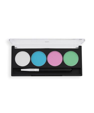 Makeup Revolution Graphic Liner Palette - Pastel Dream Coloured Eyeliner Set (4 x 1.35g) for Vibrant Eye Looks | International Shipping Available - Buy Online on GoSupps.com