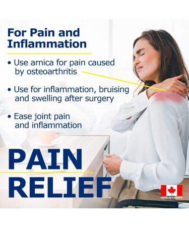Promise Organic Arnica Gel 120ml (4oz) Instant Soothing Muscle & Joint Pain Relief Reduces Inflammation Arthritis Swelling Joint Pain Topical Made in Canada. Small Size for Gym Travel Work 120 ml (Pack of 1) - Buy Online on GoSupps.com