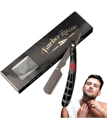 Fowybe Rust-Resistant Hairdresser Razor for Men | Ultimate Intimate Shaving Experience at Home & Salon - Stylish Red Design - Buy Online on GoSupps.com