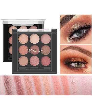 9-Color Eyeshadow Palette Neutral Eyeshadow Palette Earth Tones Neutral Eyeshadows Highly Pigmented Waterproof Nude Eye Shadow Makeup Palette Greatideal 02# - Buy Online on GoSupps.com