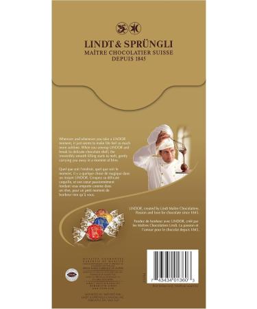 LINDT LINDOR Assorted Chocolate Truffles (Milk Chocolate White Chocolate Hazelnut Chocolate Dark Chocolate) Jumbo Bag 52 Count of Truffles 650g Bag Individually Wrapped Chocolate - Buy Online on GoSupps.com