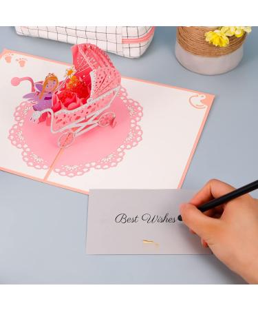 Auxsooul 3D Pop-Up Baby Cards | Unique Handmade Greetings for Newborn Boys | Perfect Birth & Birthday Congratulations - Buy Online on GoSupps.com