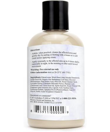 Western Herbal and Nutrition Hem-Miracle Cream + Hem-Relief Combo | Natural Hemorrhoidal Treatment | Fast Acting Relief for Hemorrhoids | 4 oz. Bottle & 90 Capsules - Buy Online on GoSupps.com