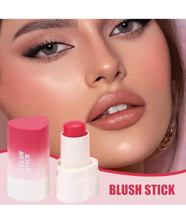 Yhsioaklo Cream Blush Stick 3 pieces heartshaped blush for cheeks Skinfriendly makeup blush stick Long Lasting Cosmetic Supplies for Travel Business Trip Outdoor School Makeup Bl sh Stick - Buy Online on GoSupps.com