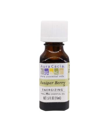 AURA CACIA Juniper Berry Essential Oil 0.5 FZ