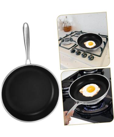 CIYODO Stainless Steel Omelette Pan Egg Frying Pan Frying Pan for Eggs Fried Egg Pan Induction Pots Honeycomb Fry Pan Breakfast Pan Stainless Steel Frying Pan Cooking Utensils Non Stick 46.00X28.00X5.00CM As Shown - Buy Online on GoSupps.com