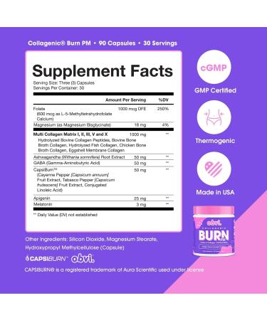 Obvi Burn Box Bundle 24-Hour Support System with 5 Types of Collagen for Wellness Recovery and Vitality Hydrolyzed Collagen Peptides Green Tea Extract and Ashwagandha for Overall Health - Buy Online on GoSupps.com