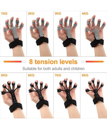 Hand Trainer & Finger Trainer Set - Improve Grip Strength Relieve Hand Pain Forearm Coaches for Enhanced Power - International Shipping Available - Buy Online on GoSupps.com