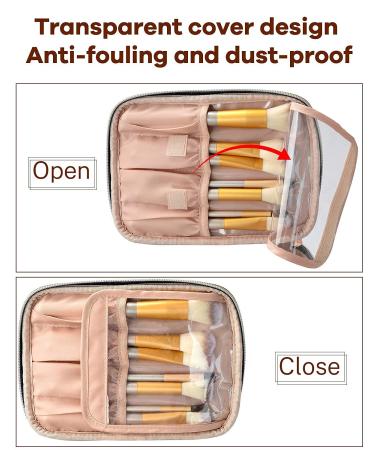 OCHEAL Travel Makeup Bag Organizer for Women - Black Toiletry Bag with Large Capacity for Skincare and Cosmetics - Buy Online on GoSupps.com