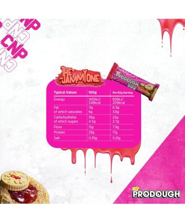 CNP Professional Prodough Milk Protein Bars - 17g Protein Soft Centre Filled Bars - 3 Delicious Flavours - Gift Set of 3 Bars - Buy Online on GoSupps.com