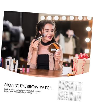 Balacoo 30 sheets False Eyebrows Sticker Imitation Brow D Waterproof Tattoos Hair-like Stickers Eyebrow - Buy Online on GoSupps.com