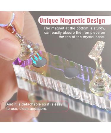 SUTUSNAIL 2 Set Nail Stand for Press On Nail Holder for Fake Nail Tips Training / Nails Display with Nail Adhesive Tabs - Buy Online on GoSupps.com