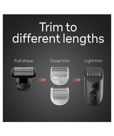 Braun Series 5 5360 Body Groomer for Men | SkinSecure Technology | Clean Shave Attachment | Waterproof and Cordless | 100-min Run Time | BG5360 - Buy Online on GoSupps.com