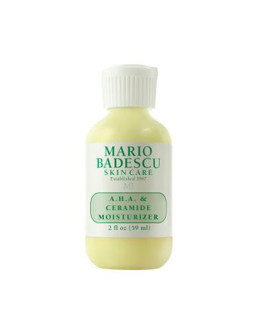 Mario Badescu A.H.A. & Ceramide Face Moisturizer for Women and Men  Ideal Facial Moisturizer for Combination or Oily Skin  Lightweight and Non-greasy Nighttime Moisturizer Face Cream  2 Fl Oz - Buy Online on GoSupps.com