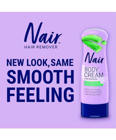 Nair Aloe and Water Lily Hair Removal Cream 9oz - Leg and Body Hair Remover - Buy Online on GoSupps.com