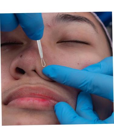 Healeved 7pcs Double-headed Extrusion Ring Needles Pimple Needle Pore Cleaning Kits Blackhead Removers Pimple Tools Pimple Removers Double-headed Beauty Tools Comedone Extractors - Buy Online on GoSupps.com