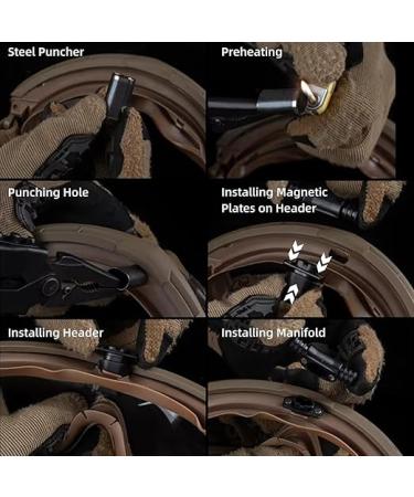 Defog Fan for Goggles with Adjustable Knob Turbo Button Hook Loop Patch Magnetic Snap Mask Cooling Lenses Anti-Fog Fan Goggles Defogger Runs 6-10H for Airsoft - Buy Online on GoSupps.com