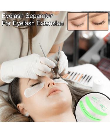 Eyelash Separator Lift Tool | Reusable Eye Lash Separator Lift Tool in Silicone Beginners Lash Isolation Helper Grafting Speeder for Gathering Working Green - Buy Online on GoSupps.com