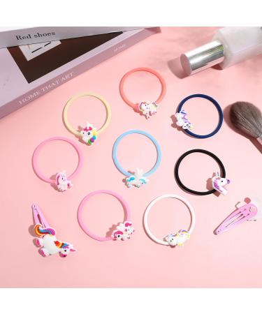 Lurrose 16x Unicorn Hair Clips & Accessories for Girls | Hairpins Bracelets and Hair Ties - International Shipping - Buy Online on GoSupps.com