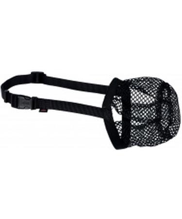 Buy Trixie 19264 Muzzle with Mesh Insert - Polyester Large Black | International Shipping Available - Buy Online on GoSupps.com