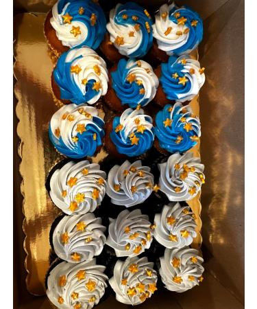 Edible Golden Sugar Stern Streusel - Galaxy Cake & Cupcake Topper | Cookie Decorations | Perfect for Weddings & Art Projects - Buy Online on GoSupps.com