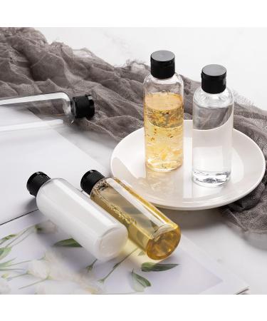 TOUREAL 100ML Travel Bottles Set - 5 Empty Plastic Cosmetic Bottles with Funnel - Flip Cap Ideal for International Shipping - Buy Online on GoSupps.com