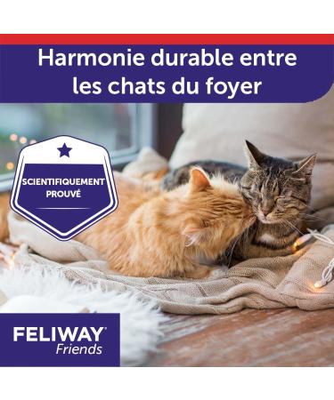 FELIWAY Friends Anti Conflit pour Chat - Diffuseur + Recharge 48 ml - Buy Online on GoSupps.com