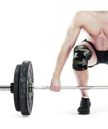 Rehband Kniebandage 7mm Neopren f r Kraftsport & Fitness | Flexible Rutschfeste Kniebandage f r M nner & Frauen - Camo - XL - Buy Online on GoSupps.com