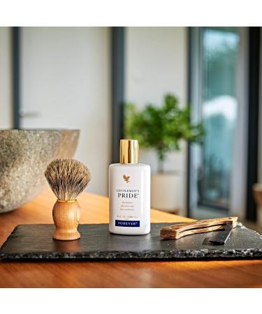 Buy Forever Gentlemans Pride Alcohol-Free Aftershave Balm with Aloe Vera & Hyaluronic Acid - Soothing Nourishing Gluten-Free (2 x 118 ml) - Buy Online on GoSupps.com