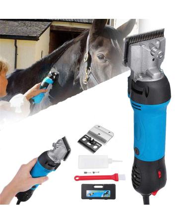 Clipper for Horses Extra Quiet and Smooth Running Professional Horse Hair Clipper 6-Speed Clipper Horse Grooming kit