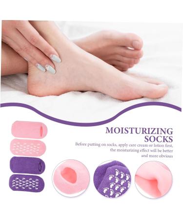 POPETPOP 2 Pairs Gel Socks Gel Lined Socks Moisturizing Socks Cracked Heels My Cart Items Dry Feet Socks Heel Repair Sock Moisturizing Foot Covers Care Vegetable Gel Miss Nursing Cover 22x10x1cm - Buy Online on GoSupps.com