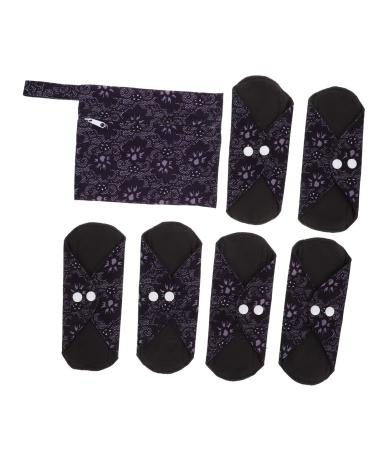 Gleavi 1 set of women always pads size 3 washable menstruation Additional cover Mama Slip inlays Reusable period pad 72 kt mother portable warp-pad bamboo carbon