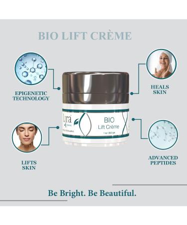 Lira Clinical Bio Lift Creme - Anti Aging & Anti Wrinkle Moisturizer for Men & Women | Lifting Firming Hydrating Face Cream - 1 Fl Oz - International Shipping Available - Buy Online on GoSupps.com
